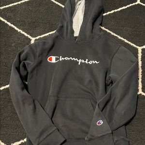 Kids XL Champion Black and Gray Hoodie